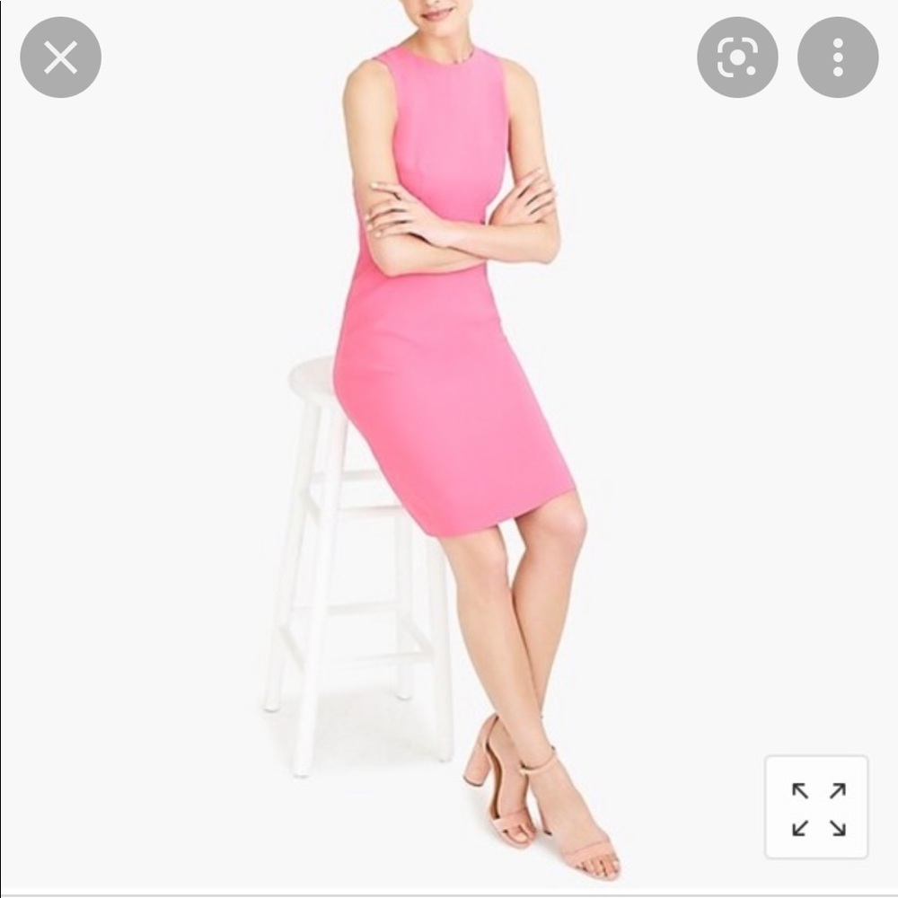 J.Crew Factory pink sheath dress Size 12